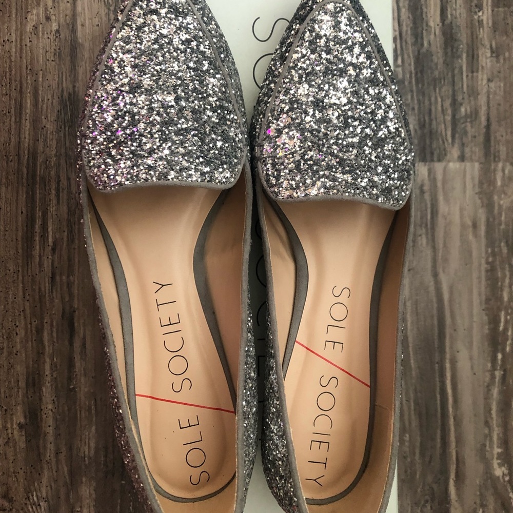 Sole Society Cammila Glitter Slipper